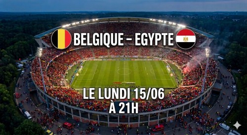 Match Belgique Ukraine sur grand écran le 26/06.